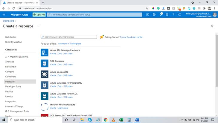 How To Create A Single Database In Azure SQL Database